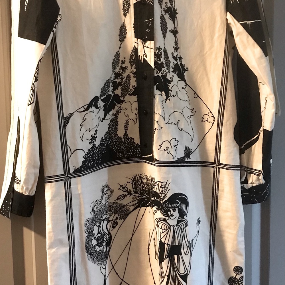 1970’s Aubrey Beardsley Vintage Dress
